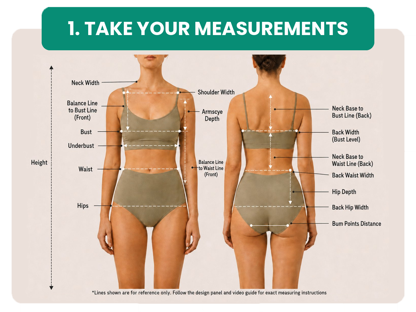 How to take your body measurements with a soft tape